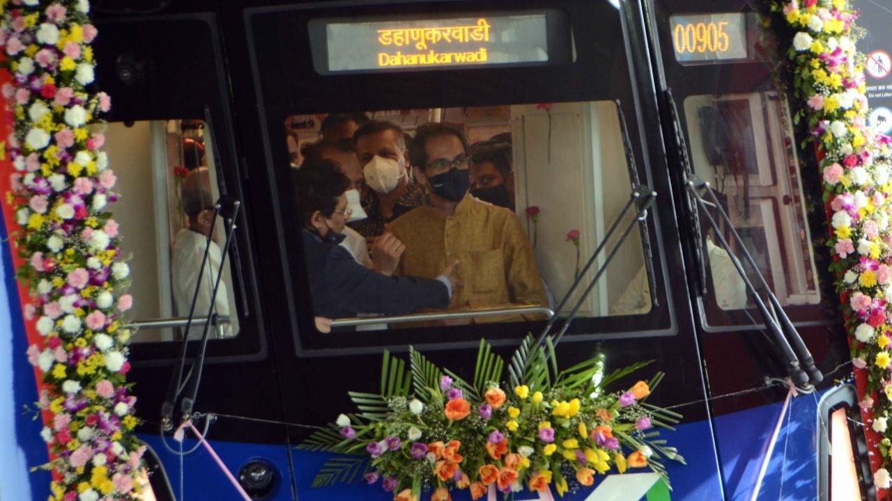 CM Thackeray attacks Centre, BJP while inaugurating two Metro lines in Mumbai